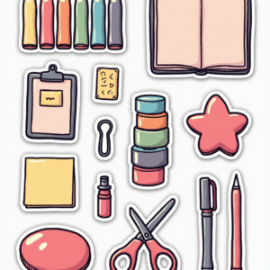 Journal Stickers - Sheet v43